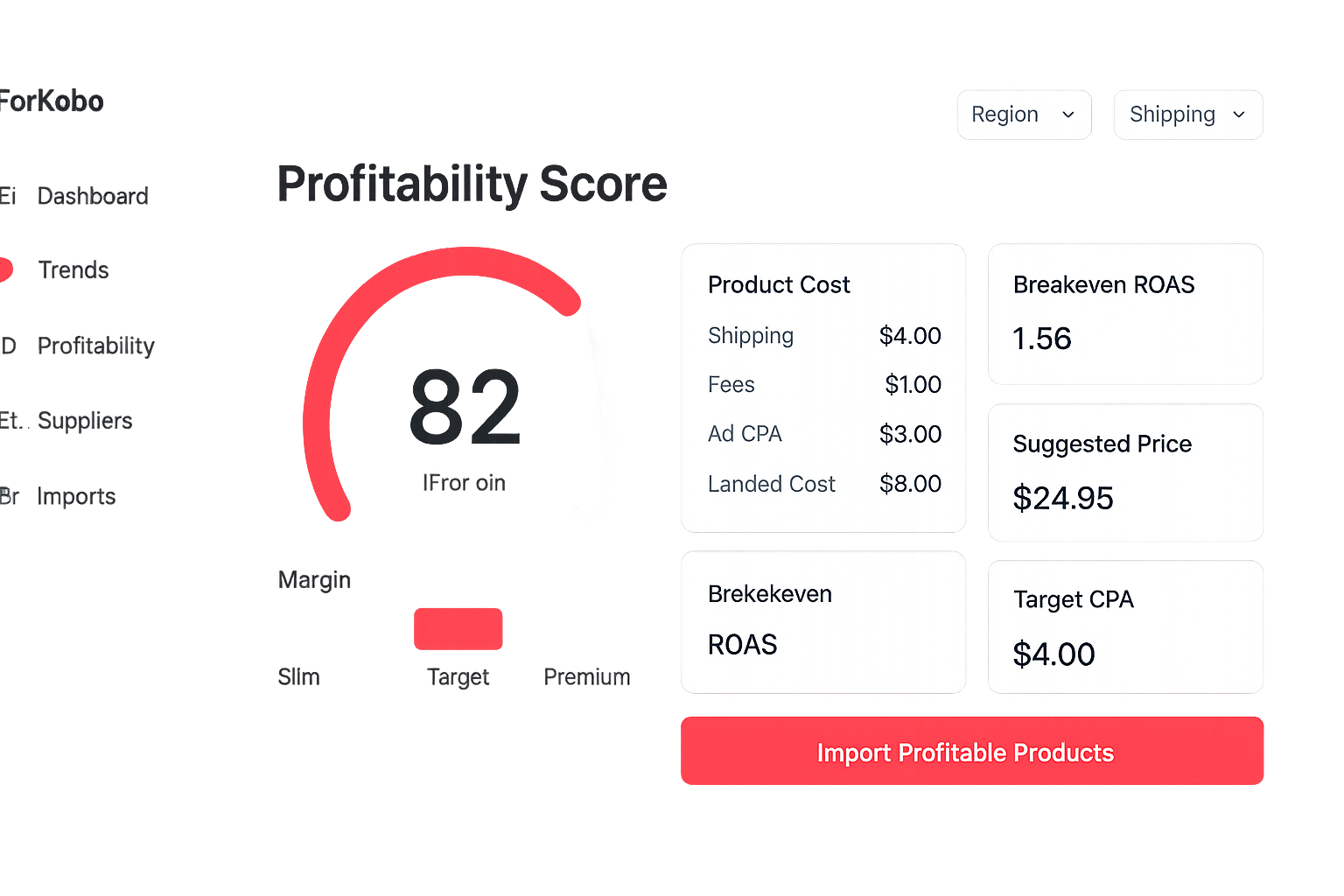 Product scorecard